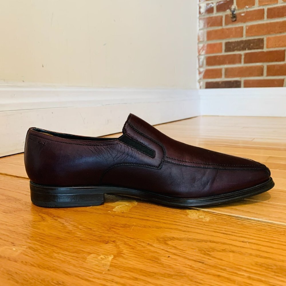 Magnanni Cognac Brown Leather Penny Loafers Size 9.5 M - Picture 14 of 16